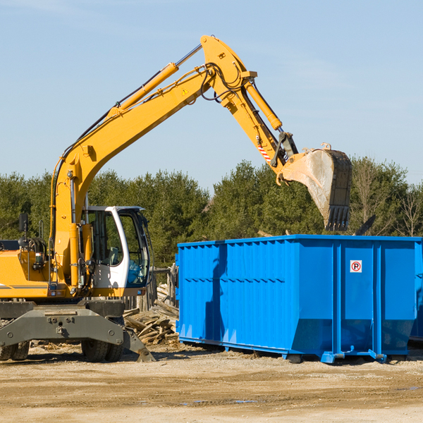 is there a minimum or maximum amount of waste i can put in a residential dumpster in Maplewood OH